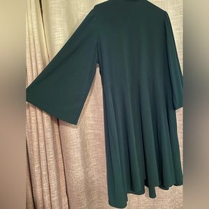 Winter dress - lovely forest green